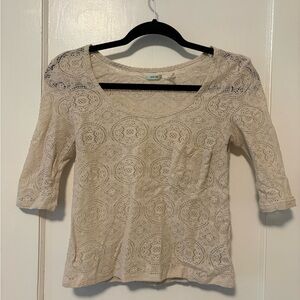 Urban Outfitters Lacy Pocket Tee, Size M